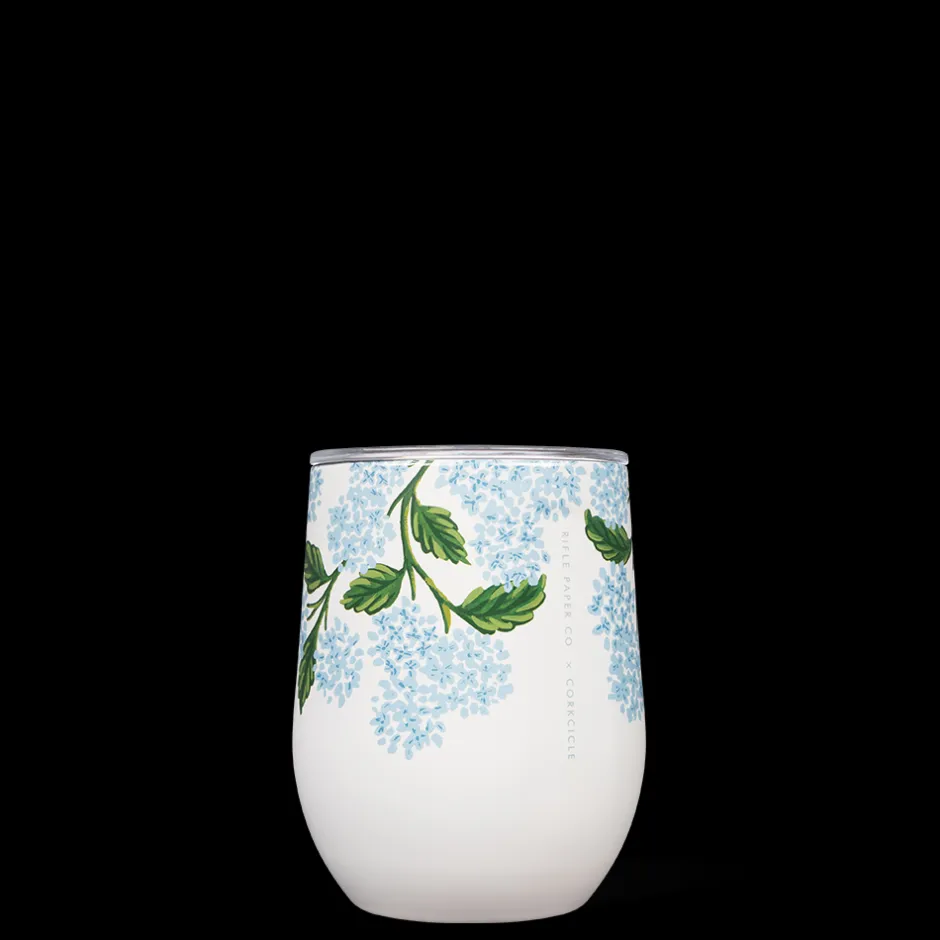 Hot CORKCICLE Rifle Paper Co. Stemless Cream Hydrangea